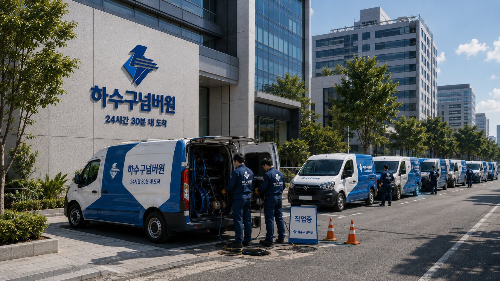 하수구넘버원 긴급출동 현장